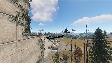 Tutorial how to Loot Launch Site by Minicopter in Rust