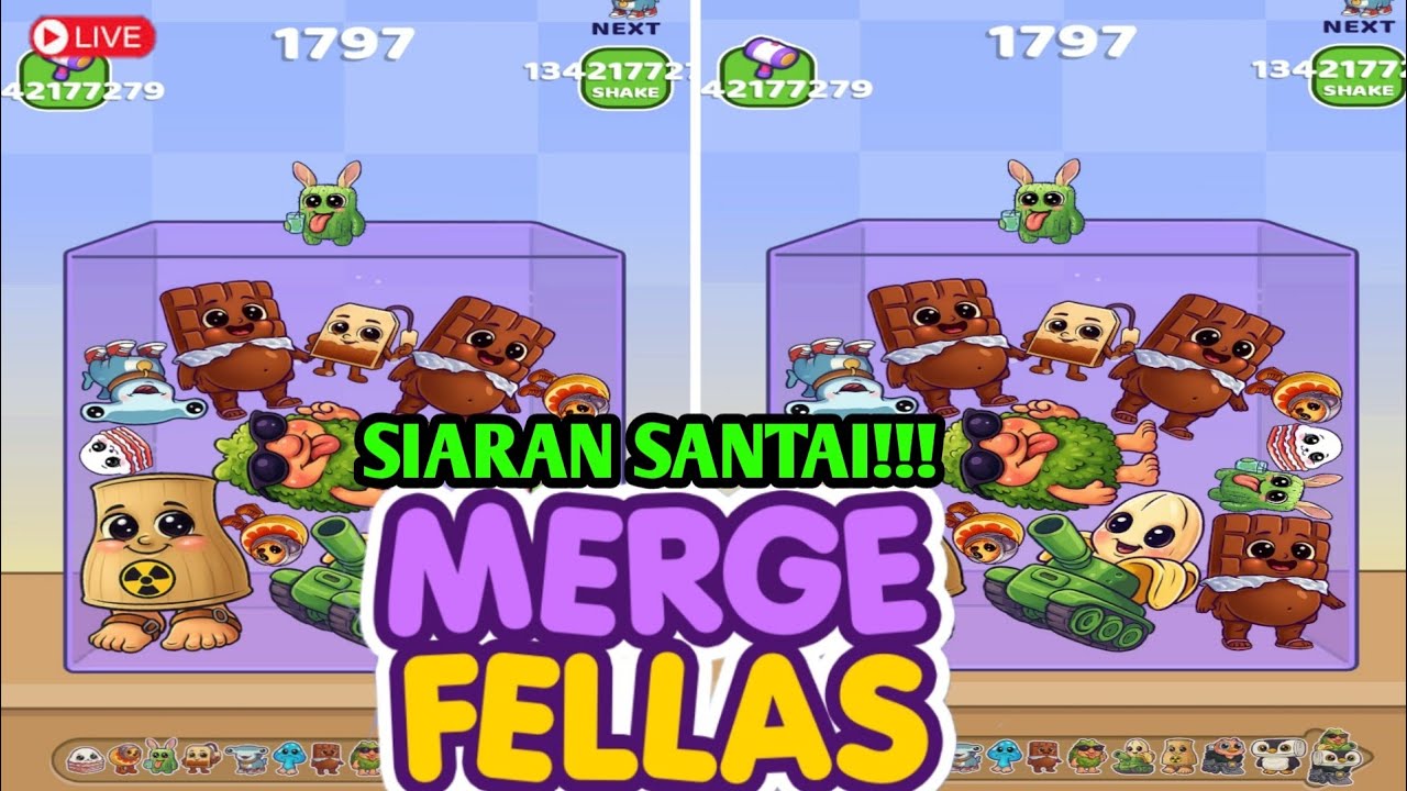 MERGE FELLAS UPDATE NEW BRAINROT MODE GAME PLAY 6767 TO SCORE 99999+