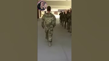 Thumbnail of Basic Training Marching Cadence I Left My Home #shorts