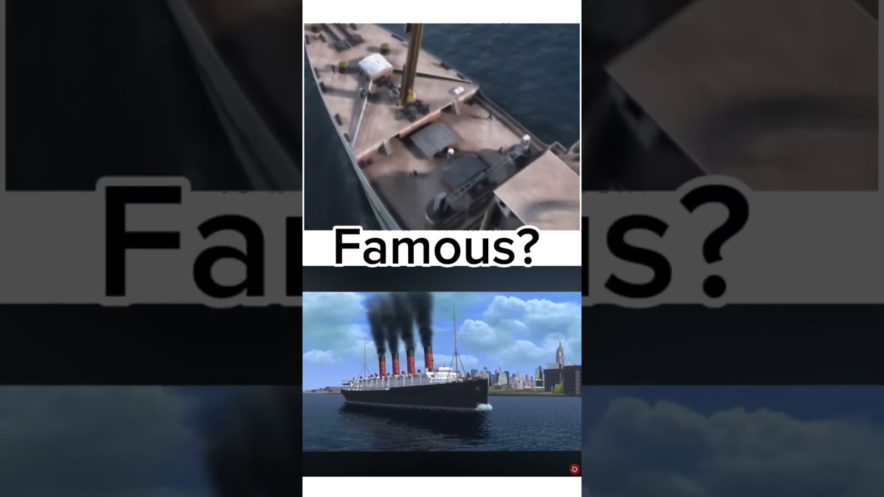 Britannic Vs Mauretania Shorts Whitestarline Cunardline Edit Unsinkable