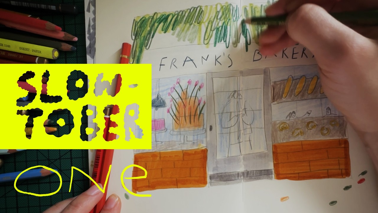 DRAWING CHALLENGE EP 1 | Slowtober sketching challenge when struggling with what to draw