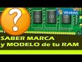 QUE TIPO DE MEMORIA RAM TIENE MI PC, LAPTOP - YouTube