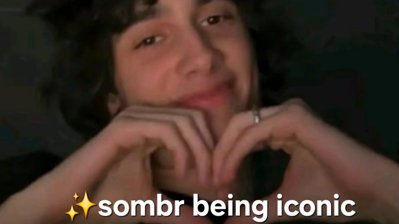 Sombr being iconic for 3 minutes