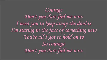 Courage Celine Dion Lyrics