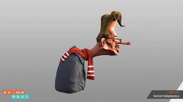 Anima Okul - Character Design - Grumpy Man