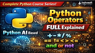 Python Operators FULL Explained 😱 | Beginners Must Watch | Python AI Based