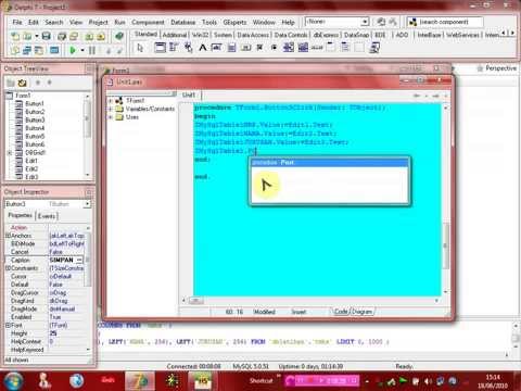 Tutorial Program Delphi ( Membuat Program Peminjaman Ba 