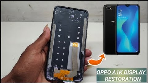Rebuild Broken Display | How  Restore Destroyed Display Oppo A1K Restoration