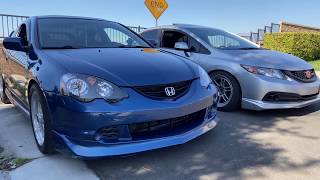 K20A2 vs. K24Z7: Which is the SUPERIOR Motor? 2013 Honda Civic Si vs. 2002 Acura RSX Type-S!!