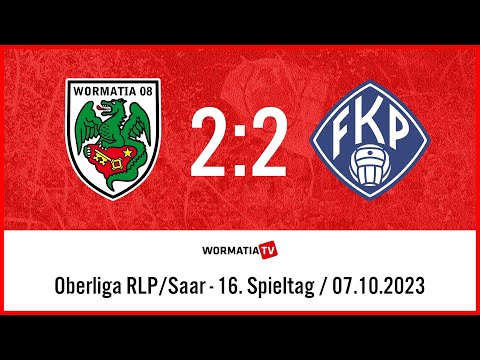 Highlights Wormatia Worms vs FK Pirmasens 2:2 (07.10.2023)