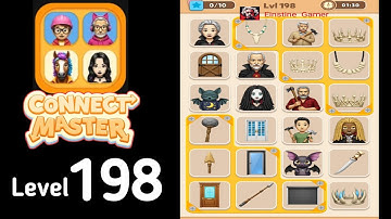 Connect Master Match Puzzle level 198 Guide Walkthrough Solution