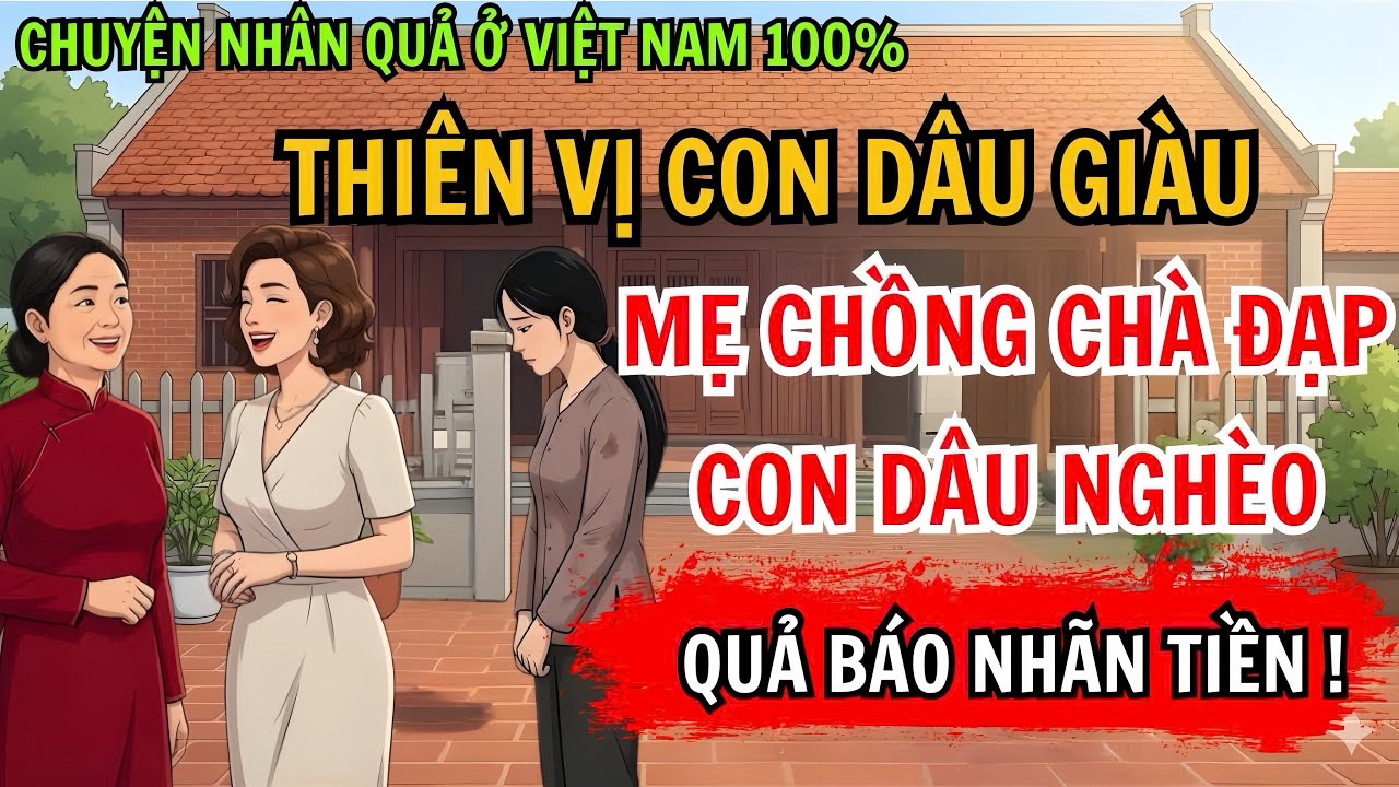 Chuyện Nhân Quả: Thiên Vị Con Dâu Giàu, Mẹ Chồng Chà Đạp Con Dâu Nghèo Và Cái Kết Quả Báo Nhãn Tiền