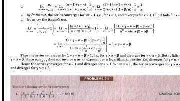 Convergence of hypergeometric series || hypergeometric series || hypergeometric series convergence