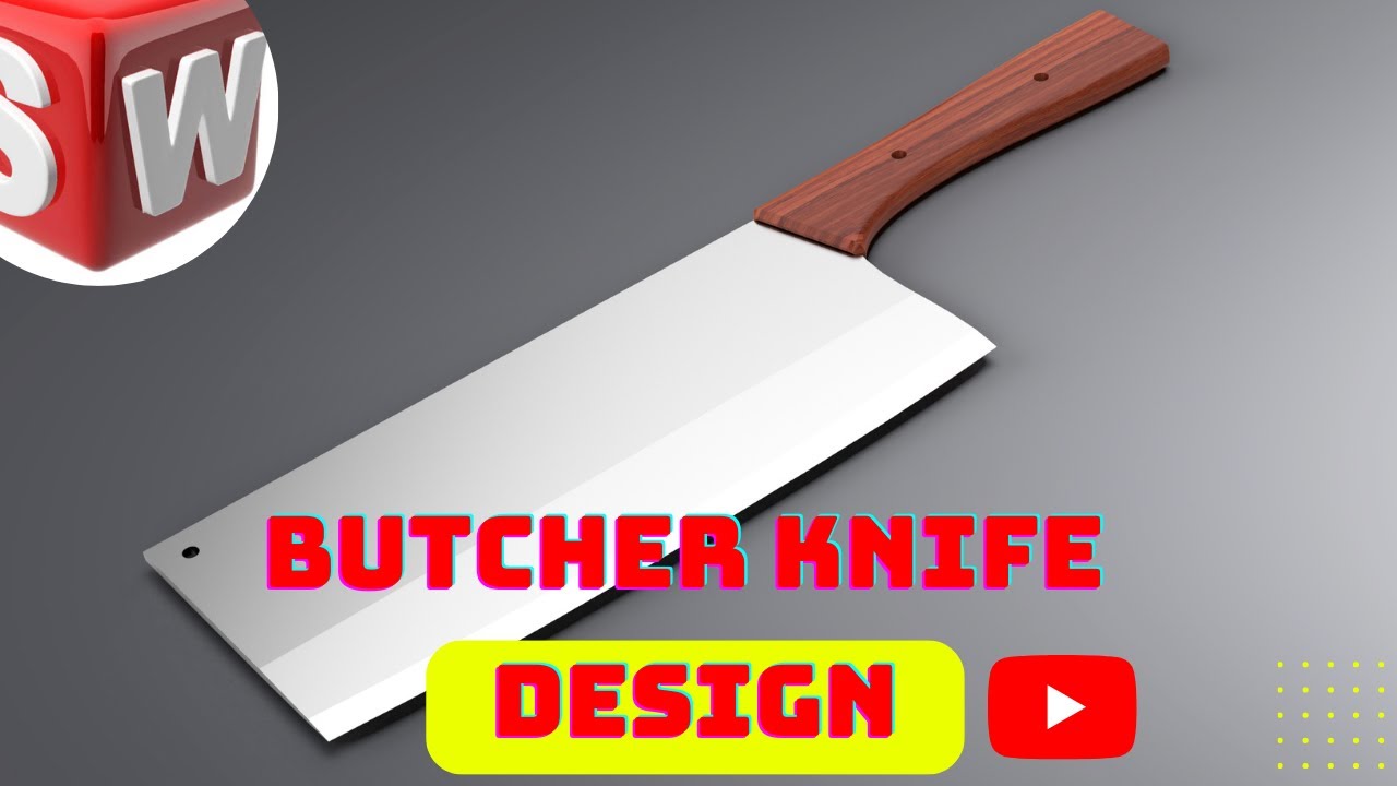 How to model Butcher Knife Solidworks tutorial tamil kaliru