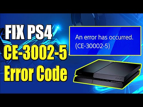 How to FIX PS4 CE-30002-5 Error and Update PS4 System Software (Easy Method)