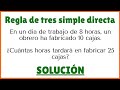 REGLA de TRES SIMPLE DIRECTA | Clases de Matemáticas