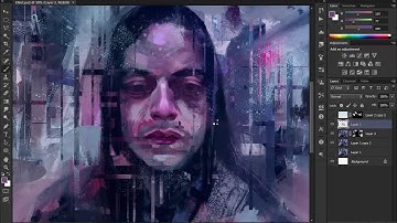 Mr Robot - Painting Elliot Alderson in Photoshop