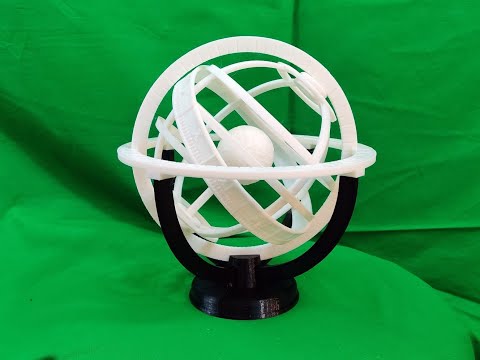3D-Printed Armillary Sphere: How to Assemble