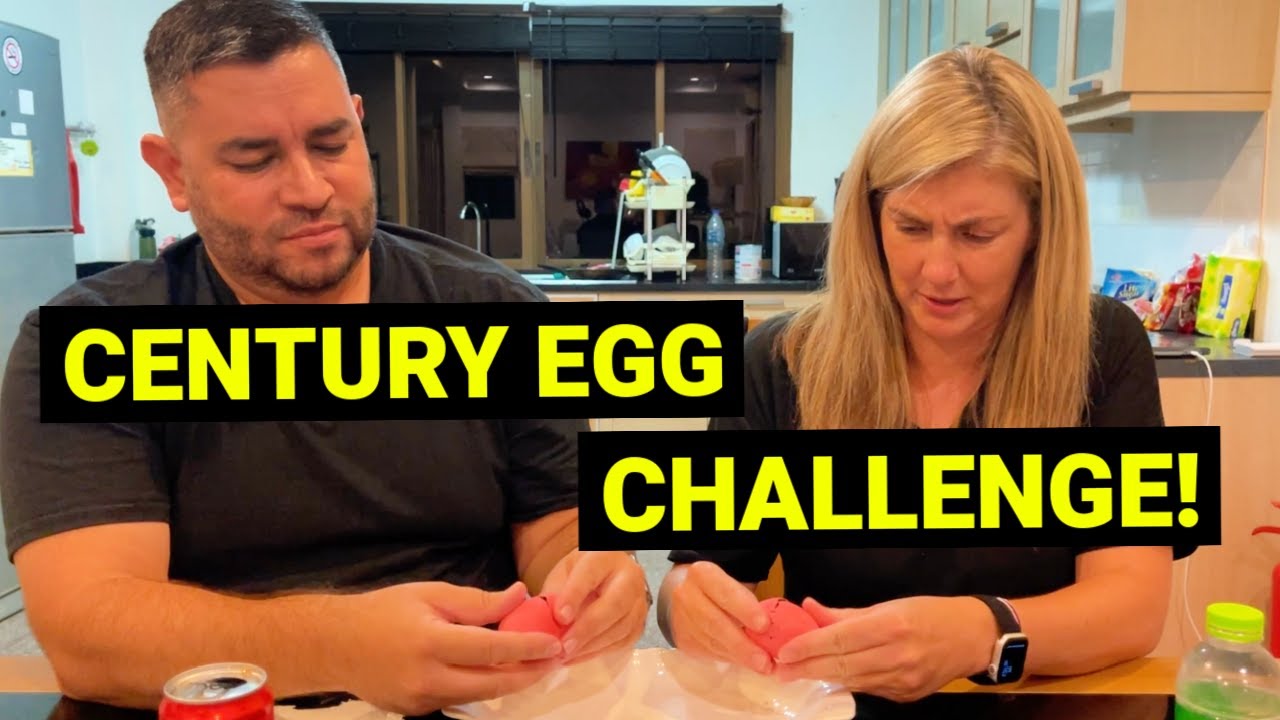 They SMELL like CAT PEE! Eating Century Eggs in Thailand YouTube
