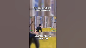 CRAZZYYYYY CLUTCH IN UNREAL RANK #shorts #fortnite