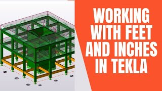 Can We import a File in Feet and Inches directly to Tekla Generating drawings in Imperial Units