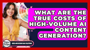 What Are The True Costs Of High-volume AI Content Generation? - Video And Design Saas Solutions
