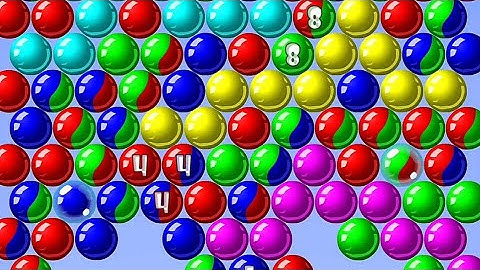 Bubble Shooter Gameplay | bubble shooter game level 201 | Bubble Shooter