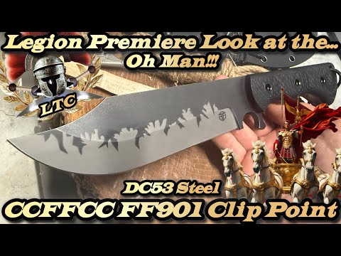 Legion Premiere Look at the CCFFCC Clip Point Bowie in DC53 Steel