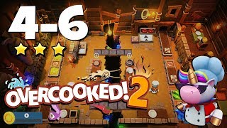 Overcooked! 2: Level 4-6 - 3 Stars Single Player!