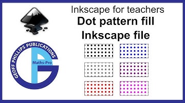 Coloured dot pattern fills