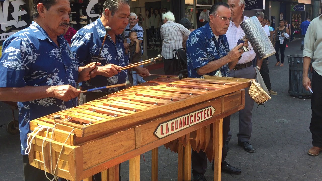 Marimba "La Guanacasteca", San Jose de Costa Rica. YouTube