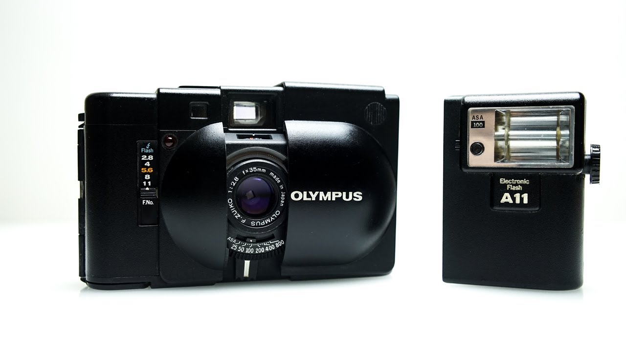 OLYMPUS XA Film Camera with Electric Flash A11 - YouTube