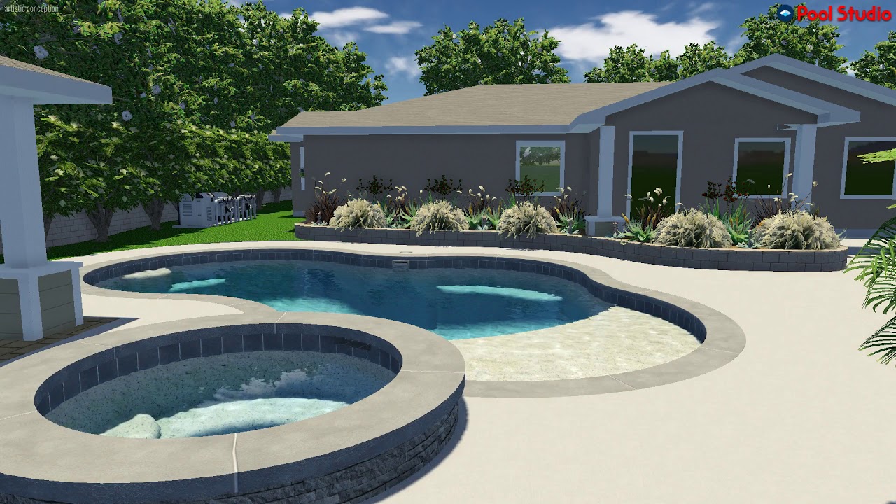 Pool Studio - 3D Swimming Pool Design Software - YouTube