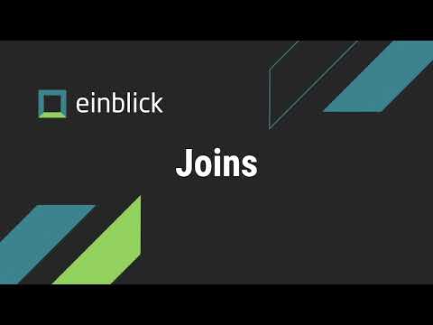 What is a join? How do I do a join?