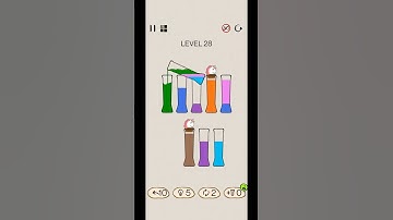 Sortpuz: Water Sort Puzzle Level 28 Solved
