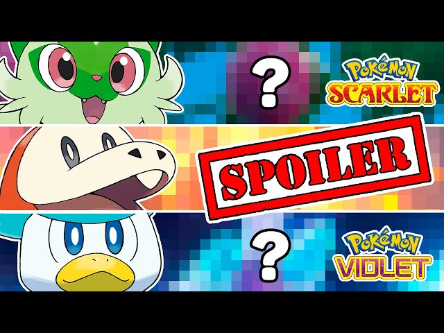 Pokémon Blast News on X: Sprigatito (tipo Planta), Fuecoco (tipo Fogo) e  Quaxly (tipo Água) serão os nomes ocidentais dos Pokémon Iniciais de Pokémon  Scarlet e Pokémon Violet! Qual será o seu