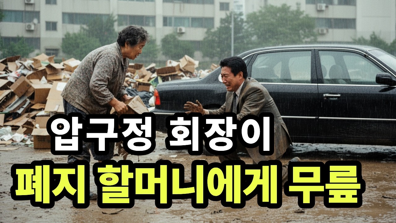 IMF 직전, 압구정 회장이 폐지 할머니에게 무릎 꿇은 이유