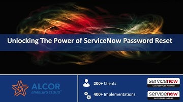 Webinar- Unlocking The Power Of ServiceNow® Password Reset