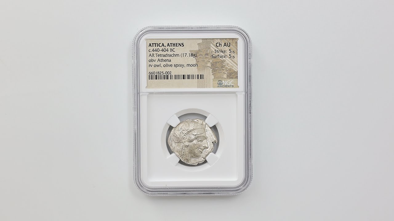委託販売 c.440-404年BC ATTICA アテネ ARテトラドラクマ 古代コイン 