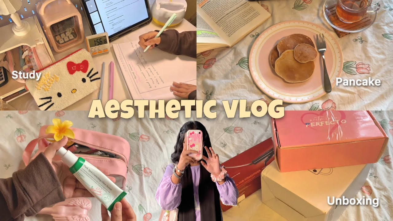 A day in my life🥞*Aesthetic* vlog Bangladeshi🇧🇩✨Study, pancakes, christmas🍓