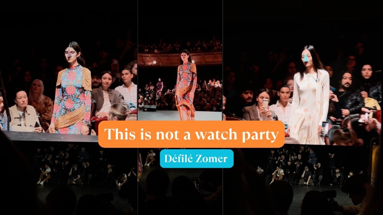 Quand la Watch Party n'en est pas une... Surprise en collaboration avec @zomerparis 🫣