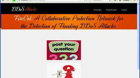 FireCol  A Collaborative Protection Network For The Detection Of Flooding DDoS Attacks