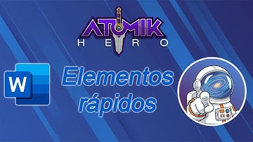 Elementos rápidos en Word