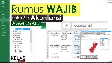 Rumus AGGREGATE yang Cocok buat Akuntan