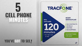 Cell Phone Minutes 2018 Best Sellers Tracfone 120 Minutes Units for 90 Days - Tracfone
