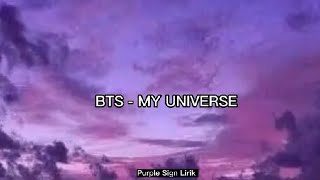Download Lagu COLDPLAY feat BTS (방탄소년단) - MY UNIVERSE Lirik dan Terjemahan Indonesia MP3