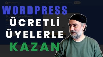 Wordpress Ücretli Üye Abonelikleri - İçerik Kısıtlaması - ProfilePress ÜCRETSİZ