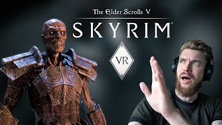 I was Not Ready for Bleak Falls Barrow in Skyrim VR - (Part 2 Modded Walkthrough Anniversary)