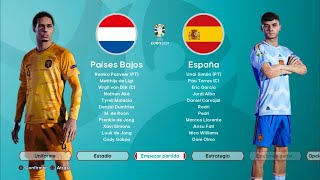 UEFA Euro 2024 Final-España-Paises Bajos (Pes 2021 Patch)