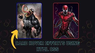 Animated Card Hover Effects Using Only CSS Code | CSS Card Hover Effects